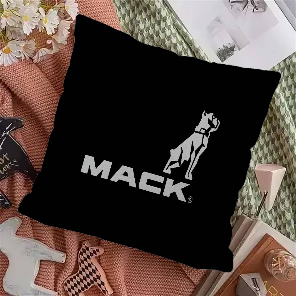 

Truck Car MACKs logo Pillow Cover Design cushion Cover decor Holiday Decorati 12x12Inch