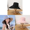 Uv Protection Bucket Hat For Women With Large Brim Sun Shield Summer Beach Outdoor Accessory