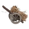 Dollhouse Decoration Wooden Firewood Cart Outdoor Garden Country Miniature Scene Doll House