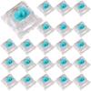 Rubonarie Key Switches, Blue Axis, Replacement Axis for Mechanical Keyboards, Gaming Keyboards, 30-Piece Set (Blue)