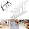 1 Set Acrylic Glasses Display Stand Multi-tiers Heavy Duty Non-slip Freestanding Desktop Sunglasses Eyeglasses Eyewear Show Holder Rack