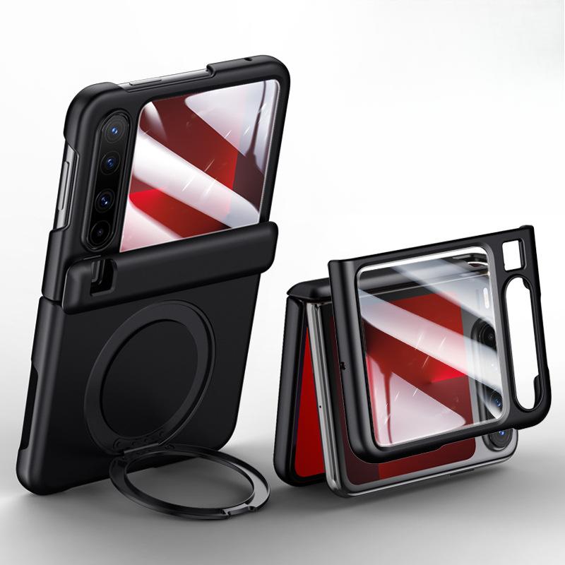 

Suitable for Huawei Purax Mobile Phone Case Film Integrated Rotating Magnetic Bracket Px Full-inclusive Anti-fall Central Axis X Folding Huawei Pura X