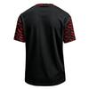 Men's Casual Corduroy Round Neck Lightweight Breathable Short Sleeve Top Halloween Print Lettering Design