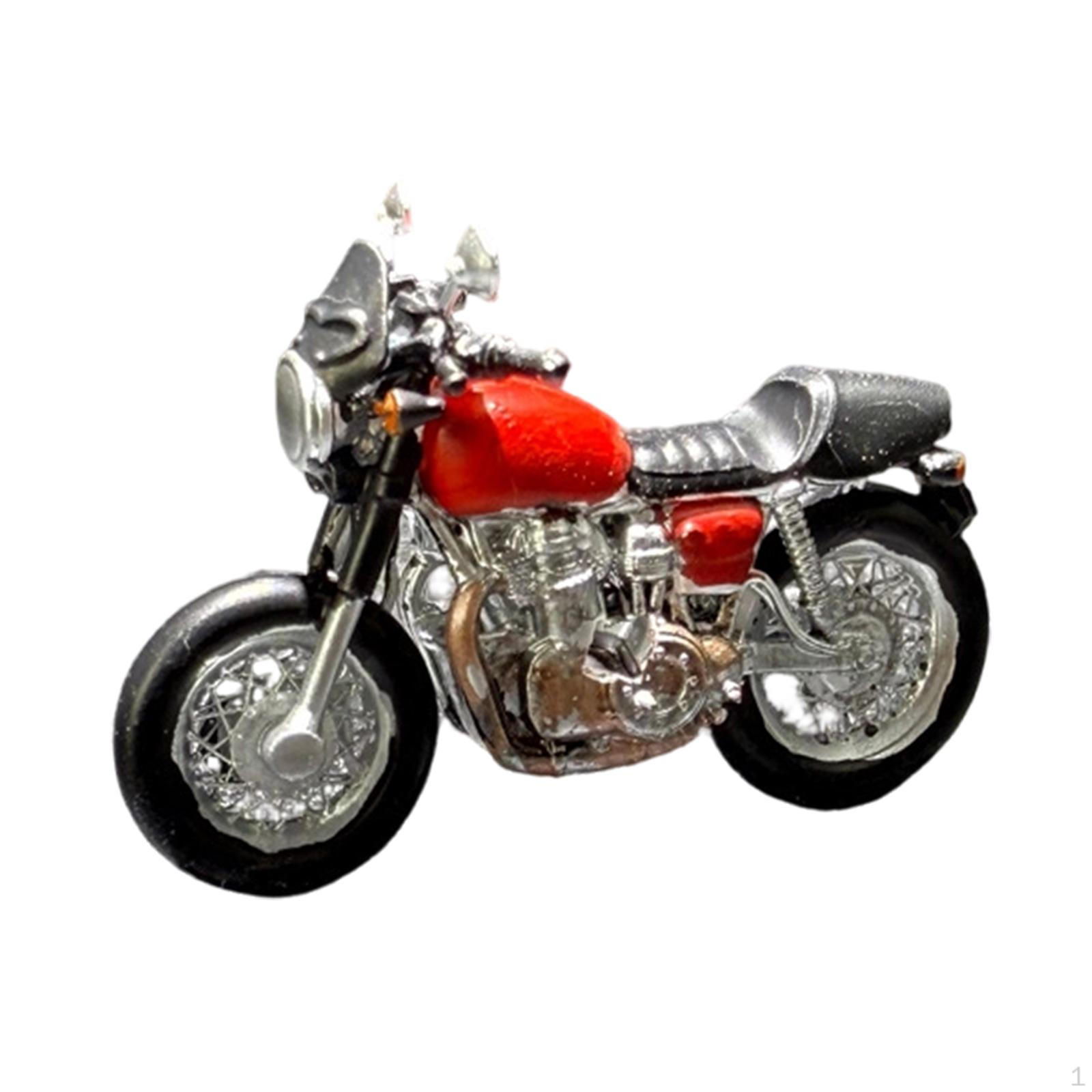 

1/64 Motorcycle Model Simulation Street Bike Toy Ornament Mini Motorbike for Architectural