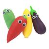 Cartoon Gemüse Quetschspielzeug Große Augen Paprika Aubergine Banane Bittermelone Quetsch Fidget Spielzeug Angstlinderung Obst Kneten Sensorisches Spielzeug