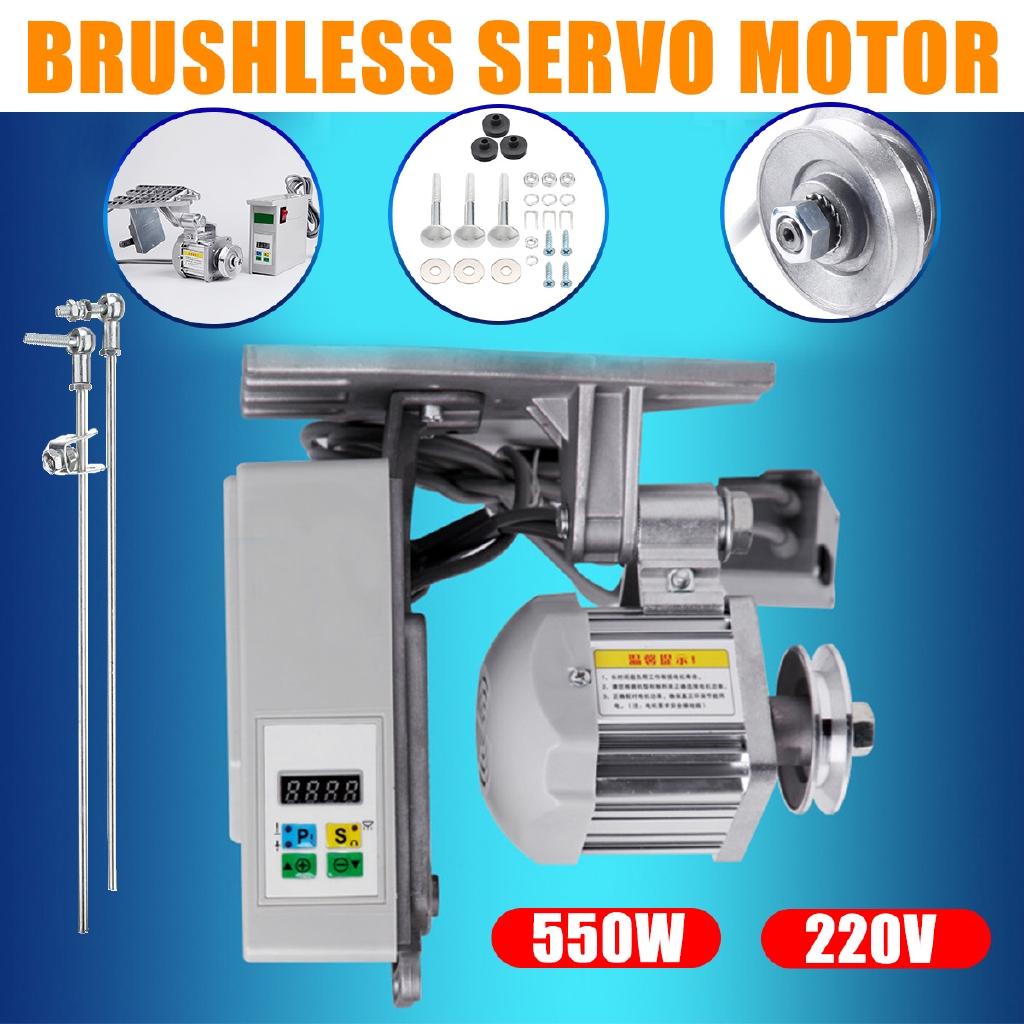 550W Εξοικονόμηση Ενέργειας Αθόρυβος Brushless Servo Μοτέρ Ραπτομηχανής 220V 1Τμχ Ανταλλακτικά Υψηλής Ακρίβειας Χαμηλού Θορύβου Εργαλεία Κίνησης