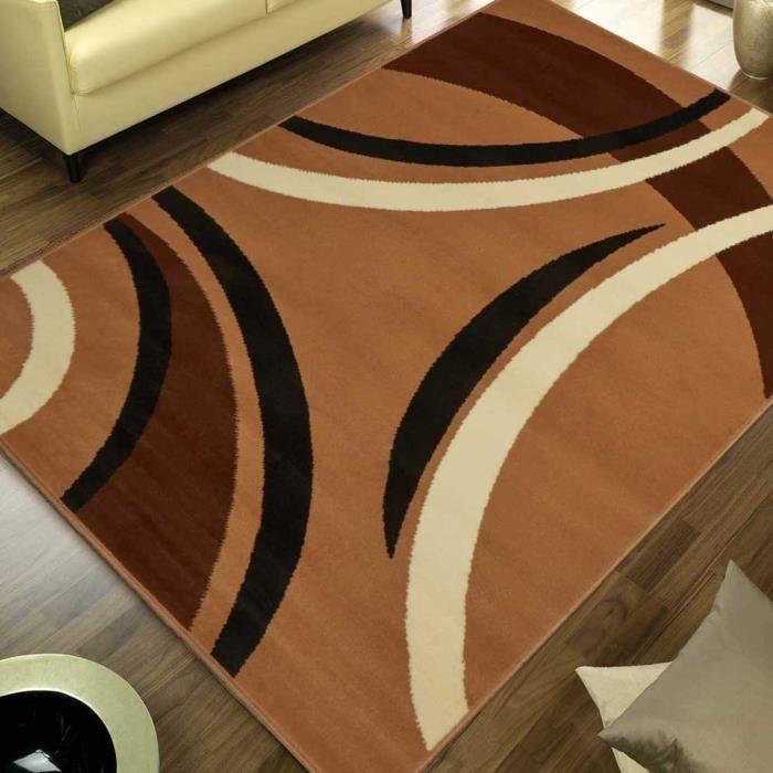 Tapis design et moderne - 60x110 cm - BC JOYLE Beige - Polypropylène - UN AMOUR DE TAPIS