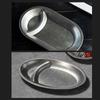 Thickened Snack Plate Oval Shaped Dumpling Plate Easy Clean Serving Tray  Home