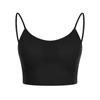 Fashion Women Sleeveless Casual Vest Ladies Chest Pad Movement Short Tank Tops