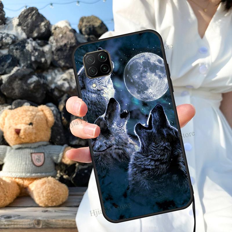 

Чехол с изображением животного волка Galaxy для Huawei Honor 50 Pro 8X 9X 10i Mate 20 P20 P30 P40 Lite P Smart 2019 Nova 9 Honor 50 Lite