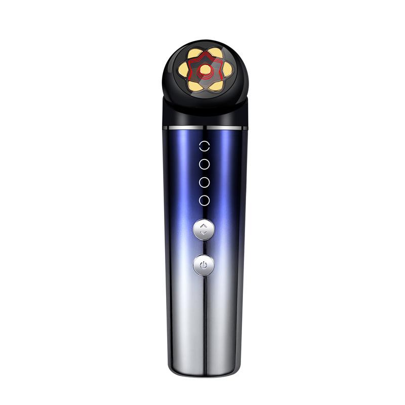 Microcurrent Red Light Facial Beauty Instrument for Skin Rejuvenation and Firming