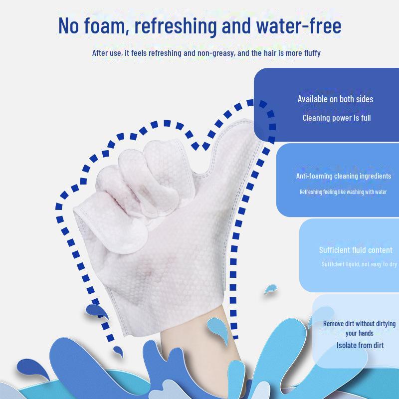 Pet Cleaning Disposable Wet Wipes and Gloves: Deodorizing Care for Cats and Dogs