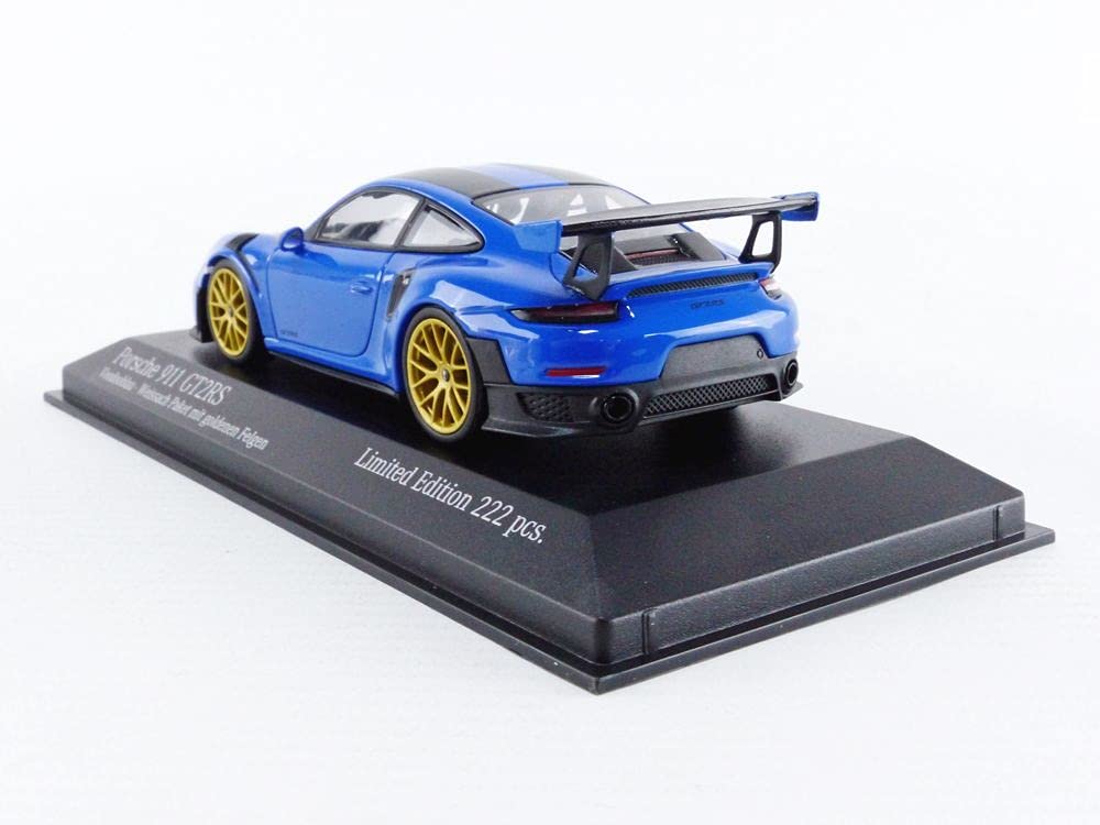 Minichamps Porsche 911 991 2 GT2 RS Weissach Package 2018 Blau Limitiert auf 222 Stück 1/43