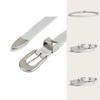 Vintage Small Waist Belt For Women With Alloy Buckle For Casual Denim Styling