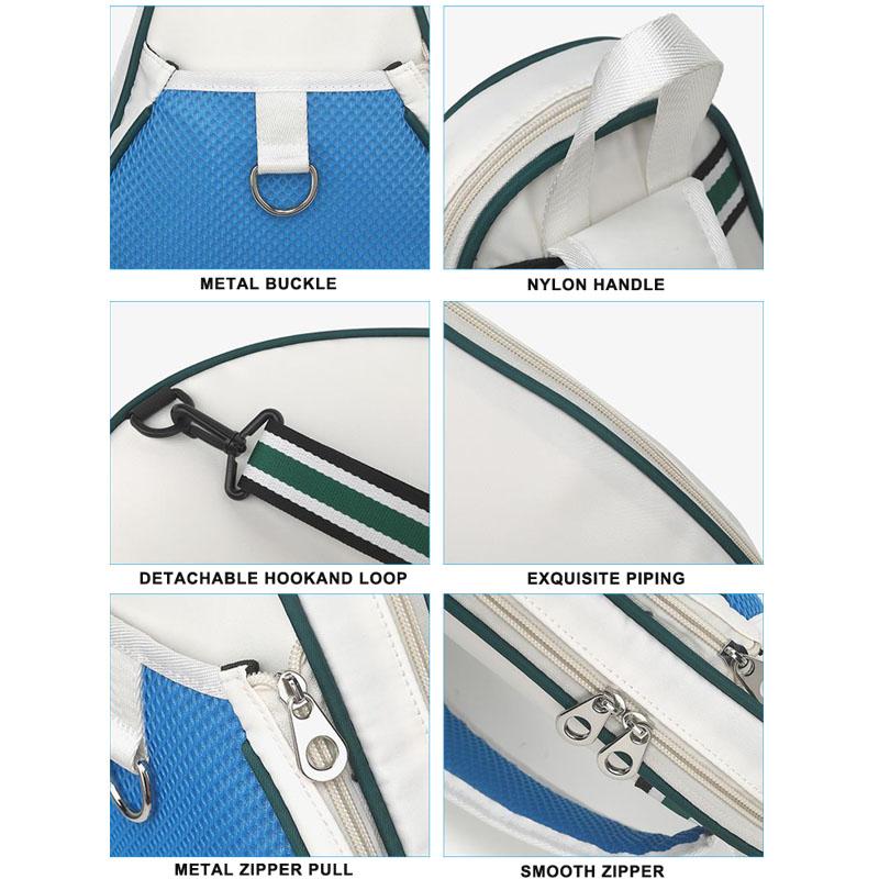 Racquet Sports Tennis Racket Crossbody Bag Lightweight Badminton Tennis Backpack for Practice