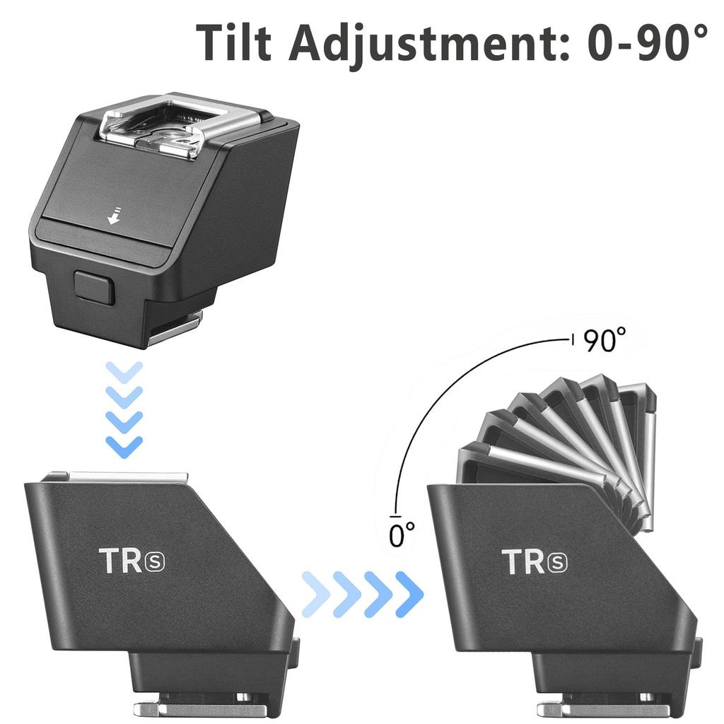 Godox TTL Flaş Yuvası Yükseltici iT30Pro iT20 ve iM30 Mini ile Uyumlu TTL için ve Sony Kameralar için TR-S S, S, iM22, iM20, 30mm Yükseklik Ayarı