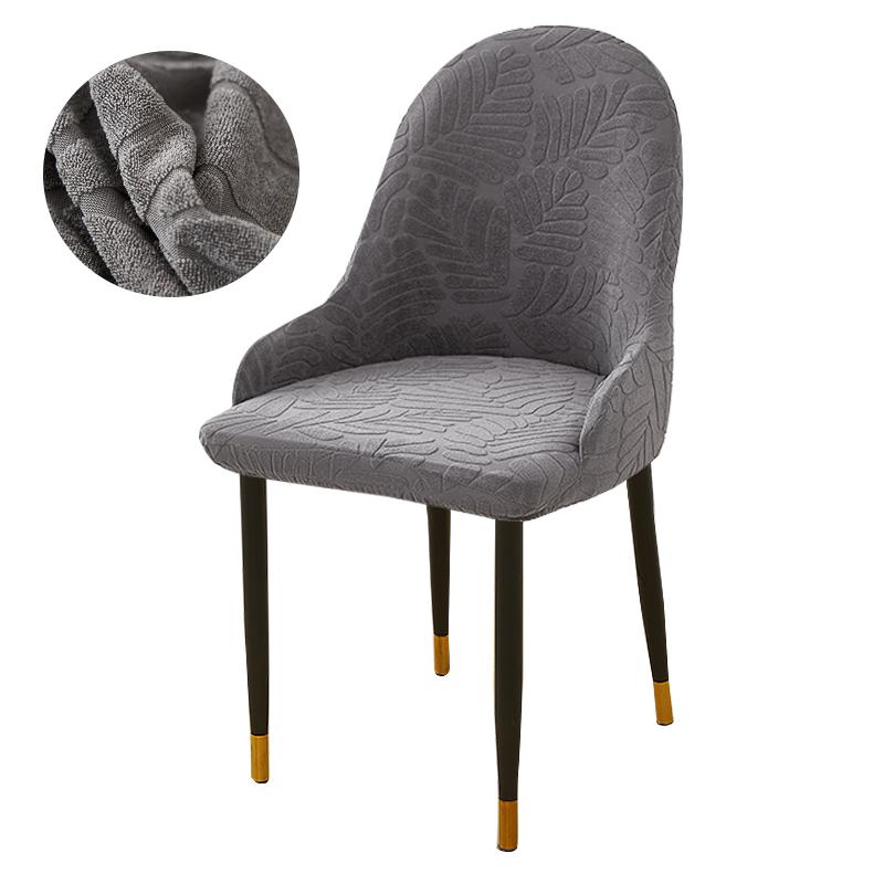 Huse pentru scaune curbate Huse pentru scaune elastice din lână polară Huse pentru scaune înalte Huse pentru scaune pentru bucătărie, birou, hotel, petrecere acasă