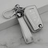 Premium Soft TPU Car Key Case Cover Shell for Toyota COROLLA Camry LEVIN REIZ Highlander RAV4 Fold Key Rings Keychain Bag