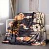 1Pc Haikyuu Team Spirit Flannel Blanket, Soft And Comfortable, Casual Warm, Camping Travel, Christmas, Halloween Xmas Gift S1952