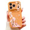 Pink Peach Blossoms Floral Pattern For iPhone 17 Pro Max Funda iPhone 16 15 14 13 Pro Max Skin Feeling Magnetic For Magsafe Shockproof Bumper Cover