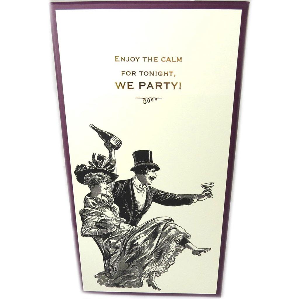 Les Trésors De Lily [N8511] - Transparent White 'Whiskey Carafe' Gift Box - 22.5x9 Cm