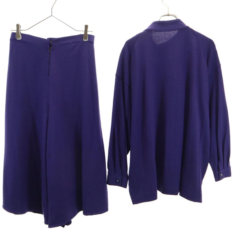 Pierre Cardin 90s Old pants suit Setup L purple Women Used