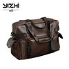 Korean Style Men's Crazy Horse Leather Crossbody Travel Bag - Large Capacity, Casual Shoulder Handbag