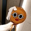Bag Female Cute New Fashion Personalized Shoulder Bag Cotton and Linen Woven Straw Bag Niche Versatile Messenger Bag