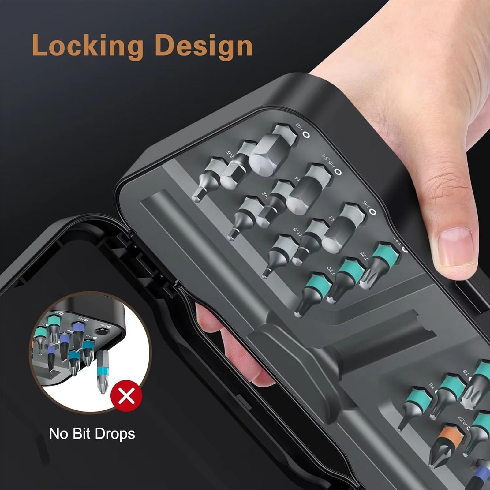 

Precision 24in1 magnetic ratchet screwdriver Wrench set Detachable T - handle magneticizer Fix furniture, electronics China Mainland