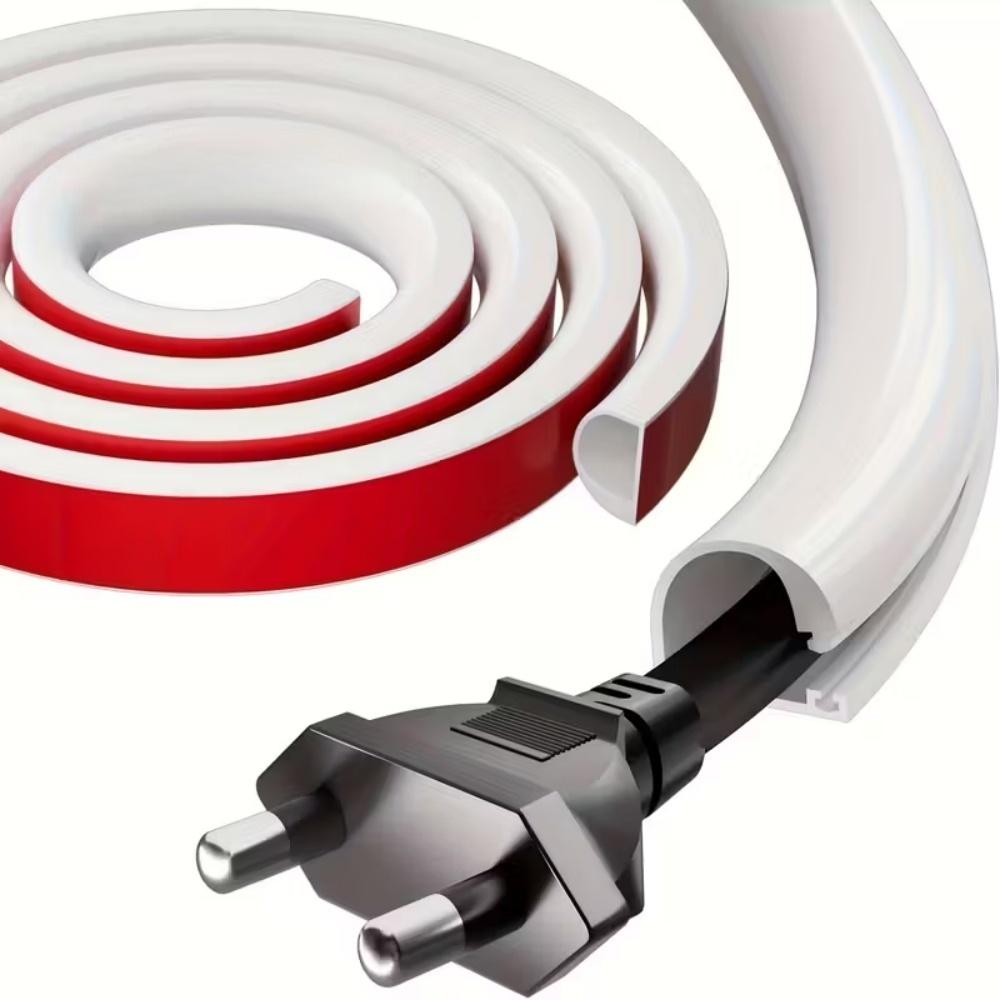 1PC 1m/39.37in Floor Cord Cover, Cord Covers for Wires on Floor, Cord Protector, Floor Cable Cover, Hide Extension Cord Covers f