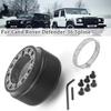 Universal Car Auto Quick Release Steering Wheel Snap Off Hub Adapter Boss Kit Aluminum For Land Rover Defender 36 Splines