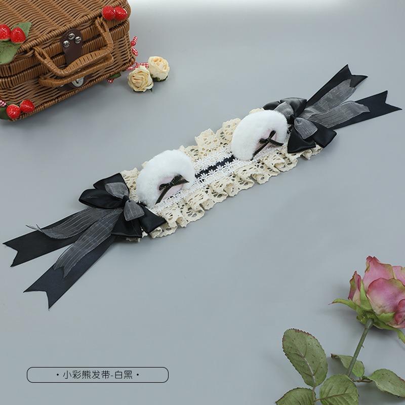 

Ободок-олита милые ручной работы модные аксессуары косплей комик-кон наряд плюшевые медвежьи ушки ободок