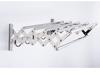 304 Stainless Steel Retractable Towel Rack with Hooks for Bathroom, Hotel, or Balcony Drying
