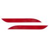 Rear Bumper Reflector Anti Scratch Rear Bumper Reflector Lens Red Shell  Fit Strong Reflective Professional for Vehicle
