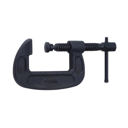 Takagi Forged C-Clamp, Black, 50mm, Tool, Welding, Drilling, Gluing, Wrench, Spanner, Heavy-Duty Tightening