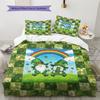 Cartoon Pattern Bedding Quilt Set Quilt Cover Pillowcase Home Decoration Birthday Gift (1 * Duvet Cover + 2 * Pillowcase, Without Core)