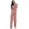 Hoodie Jacket Sweatpants Suit Hooded Short Sweatshirt Outwear Sports Pants Suit Women