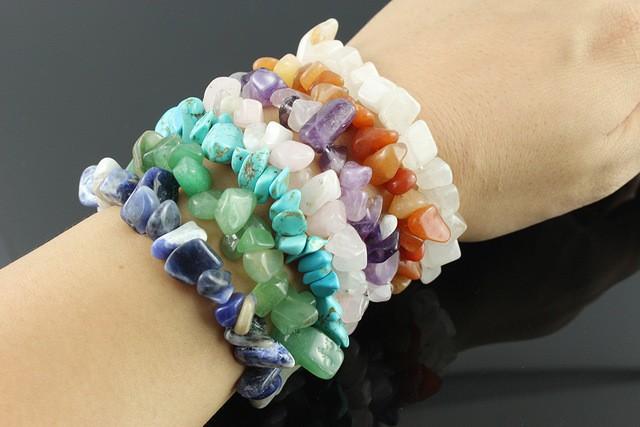 Bracelet with Natural Stones - Blood Garnet