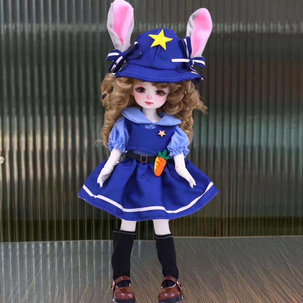 1/6 BJD Doll Dress 30cm Dolls Set Plaque Skirt Doll Accessories