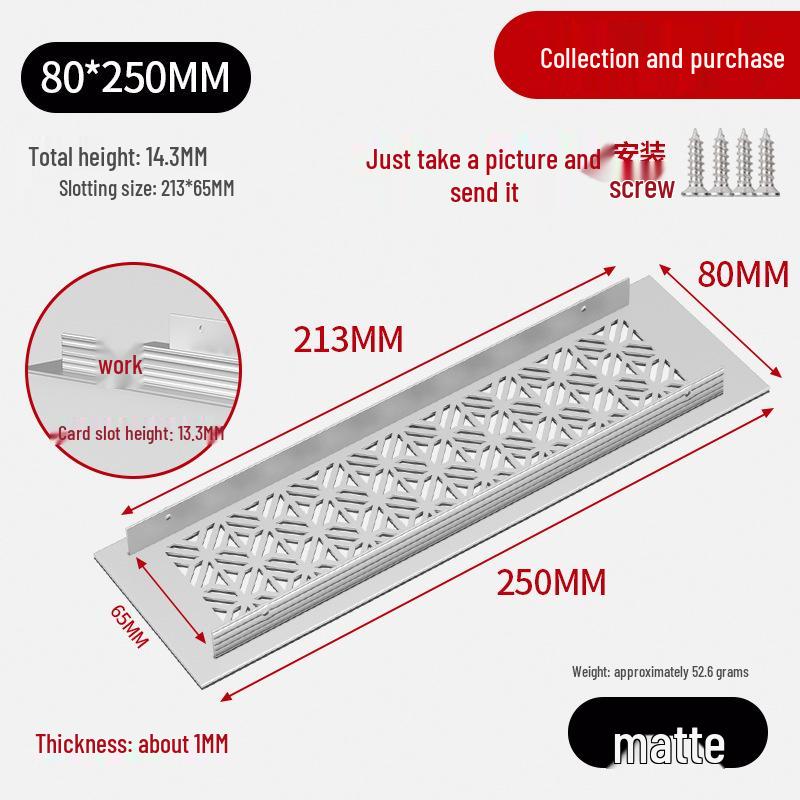 Küchenlüftungsgitterabdeckung aus Aluminium