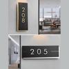 Acrylic Modern Door Plate Shop Sign Customize House Number For Home Office Flats Restaurant Hotel Cafe Bar Home Decor Plate