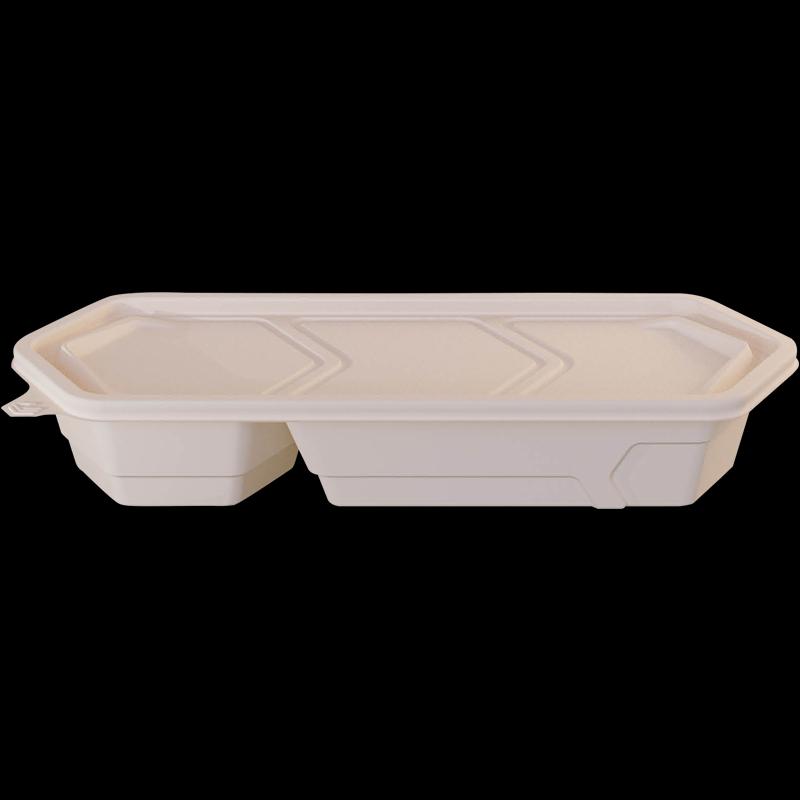 Eco-Friendly Corn Starch Divided Lunch Box