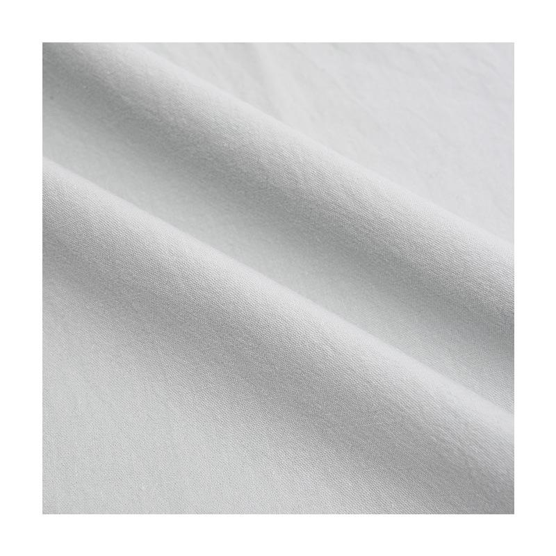 40s Washed Cotton Poplin Embroidered Fabric for Children's Dresses & Women's Shirts