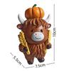Highland Cow Christmas & Halloween Ornament for Home & Garden Decor