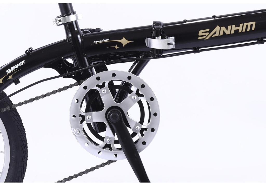 16-Inch Folding Variable Speed Bicycle for Adults and Students - Portable Leisure and Gift Bike