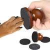 1SET Wooden Pet Cat Dog Nail Scraper Solid Wood Pet File Board Convenient Round Cat Nail Repair Board