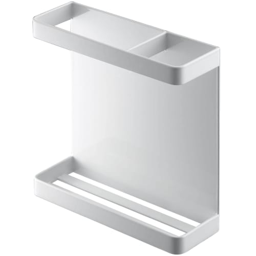Yamazaki Tower Magnetic Wrap Holder, White, Approx. W15.5 X D5.2 X H15.5cm, for Wrap Storage and Kitchen Storage, Model 7121