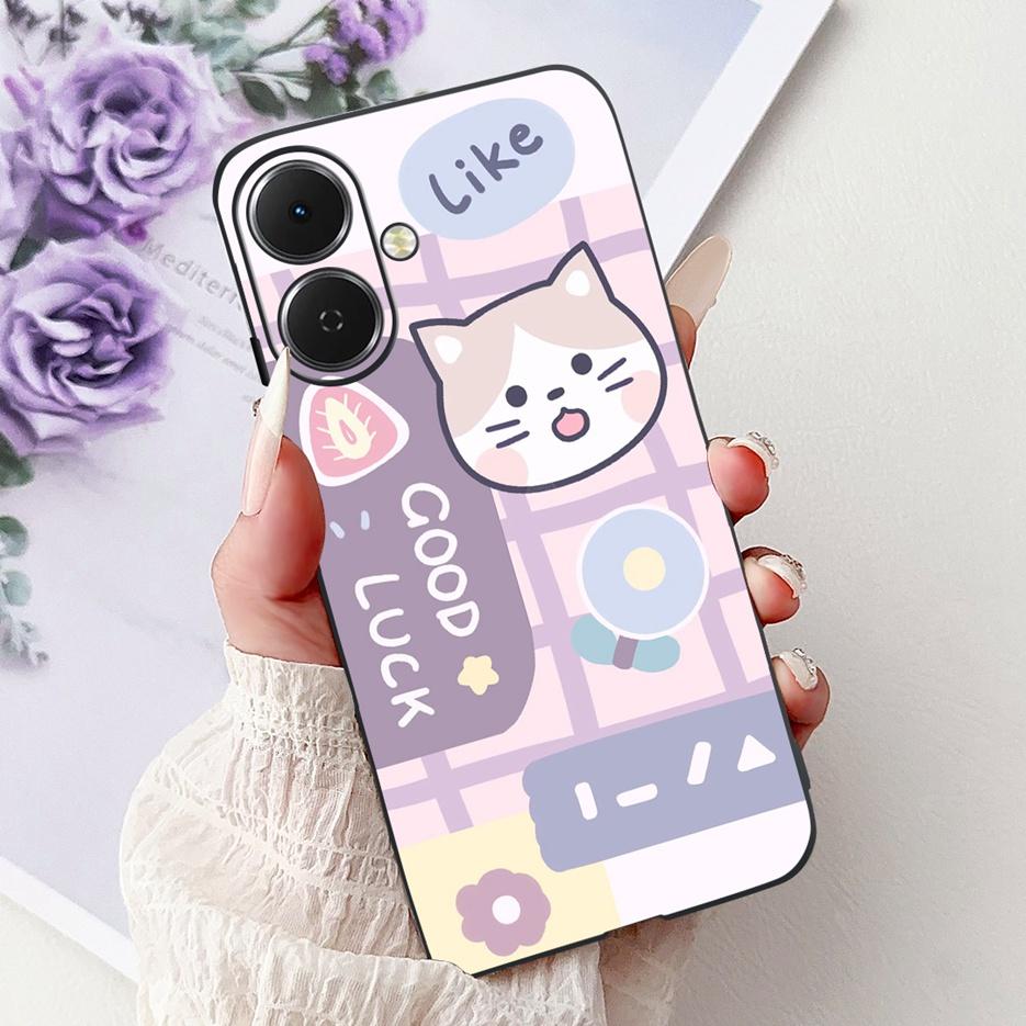 For Tecno Spark GO 2 Case LJ7 Popular Painted Cover 6.67'' Soft Silicone Phone Case For Tecno Spark Go2 SparkGo2 Back Cover Bags