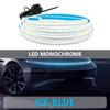 LED Daytime Running Light Scan Starting Car Hood Atmosphere Light Strip 180CM Waterproof Auto Exterior Decorative Ambient Lamp