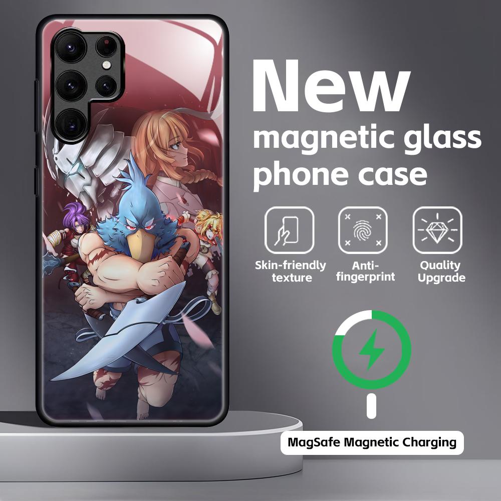 Shangri-La Frontier Phone Case For Samsung S26 S25 S24 S23 S22 S21 Plus Ultra Note20 Glass Magnetic Case